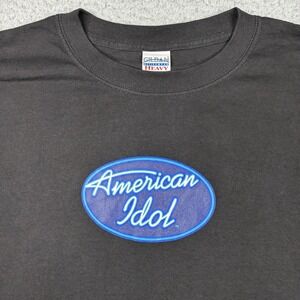 Vintage Y2K American Idol Pop-Tarts Promo T-Shirt Men's XL Black TV Show Graphic